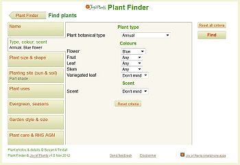 JOP Plant Finder Find