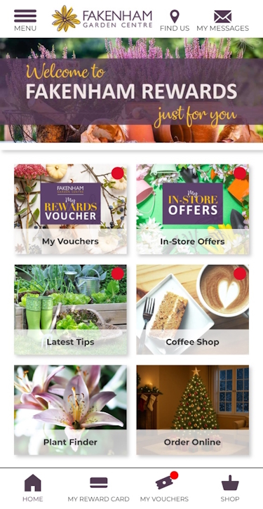 Plant Finder in Loyalty App