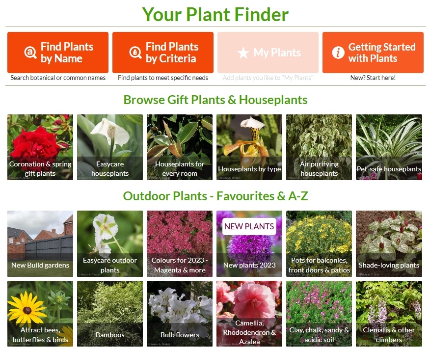 Joy of Plants Plant Finder screenshot